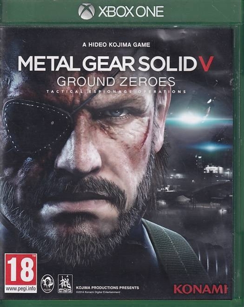 Metal Gear Solid V Ground Zeroes - XBOX One (B Grade) (Genbrug)